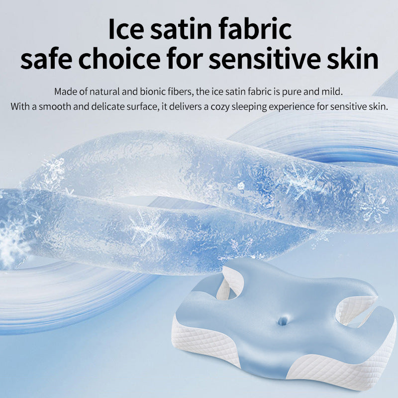 Ergonomic Pillow With Support For Neck And Back Bowlift