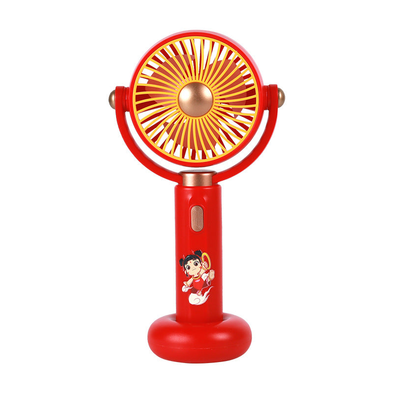 Unisex Portable Hand Fan in Playful Design Bowlift
