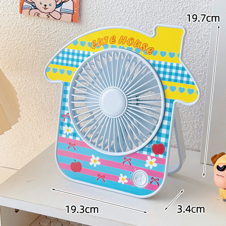 Ladies portable table fan with sweet design Bowlift