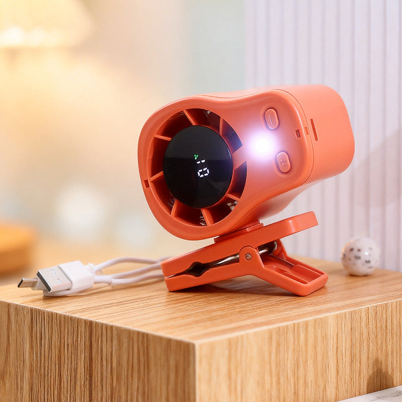 Women's Portable USB Mini Fan with Folding Clip Bowlift