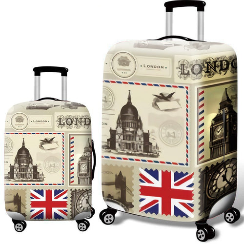 Women’s hard-shell suitcase with nostalgic London motif Bowlift