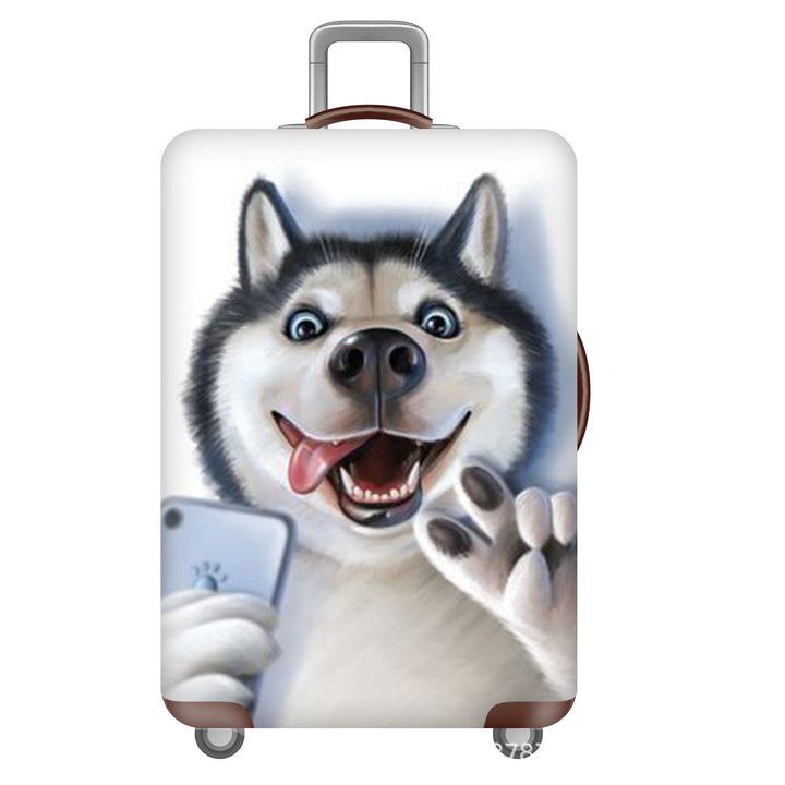 Unisex Hard-shell suitcase with cute cat motif Bowlift