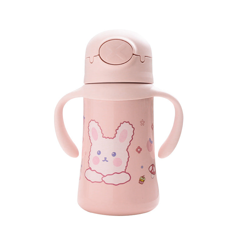 Child-friendly drinking bottle with adorable pig design Bowlift