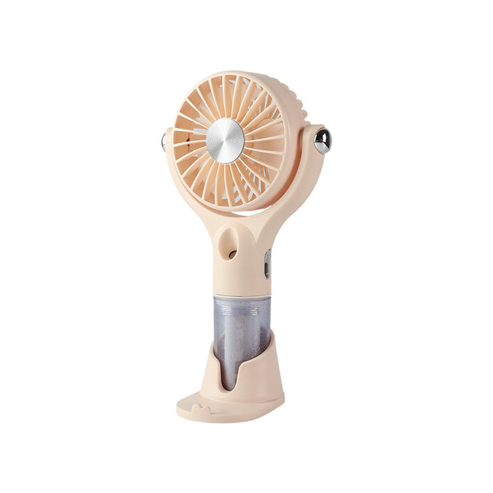 Unisex Portable Fog Fan with USB Charging Function and Flexible Tilt Mechanism Bowlift