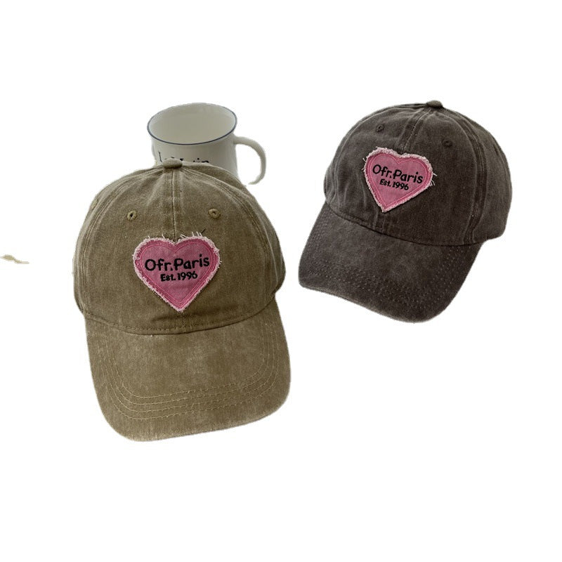 Women's Vintage-Inspired Embroidered Baseball Cap Bowlift