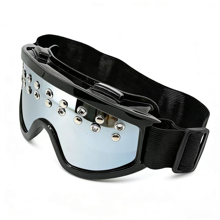 Women's Sporty Ski Goggles with Reflective Lens Bowlift