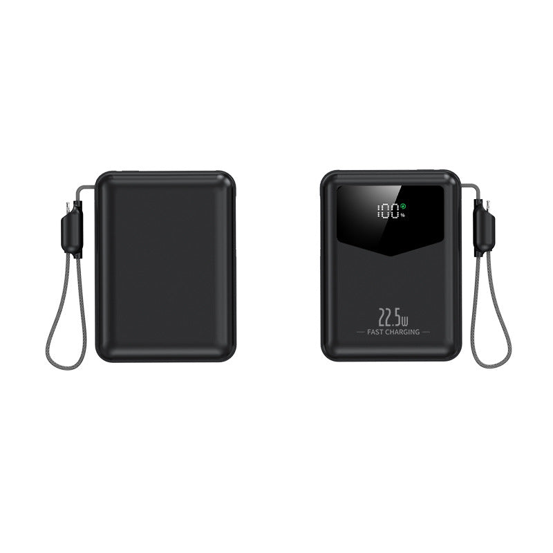 Portable power bank with ultra-modern fast charging function and LED display Bowlift