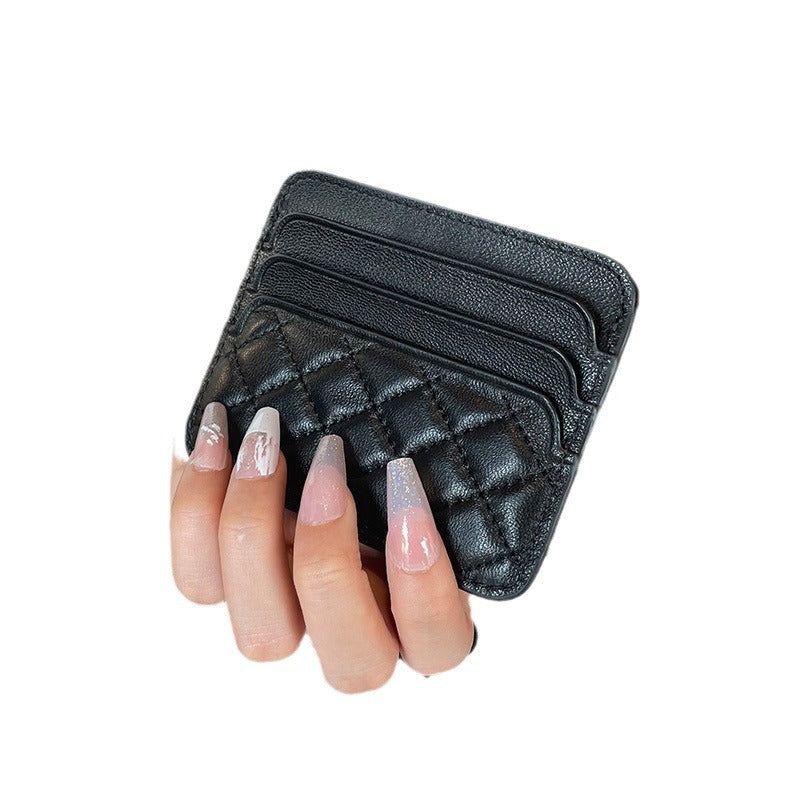Quilted Leather Cardholder