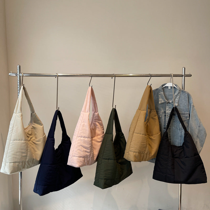 Cozy Quilted Shoulder Bag Bowlift