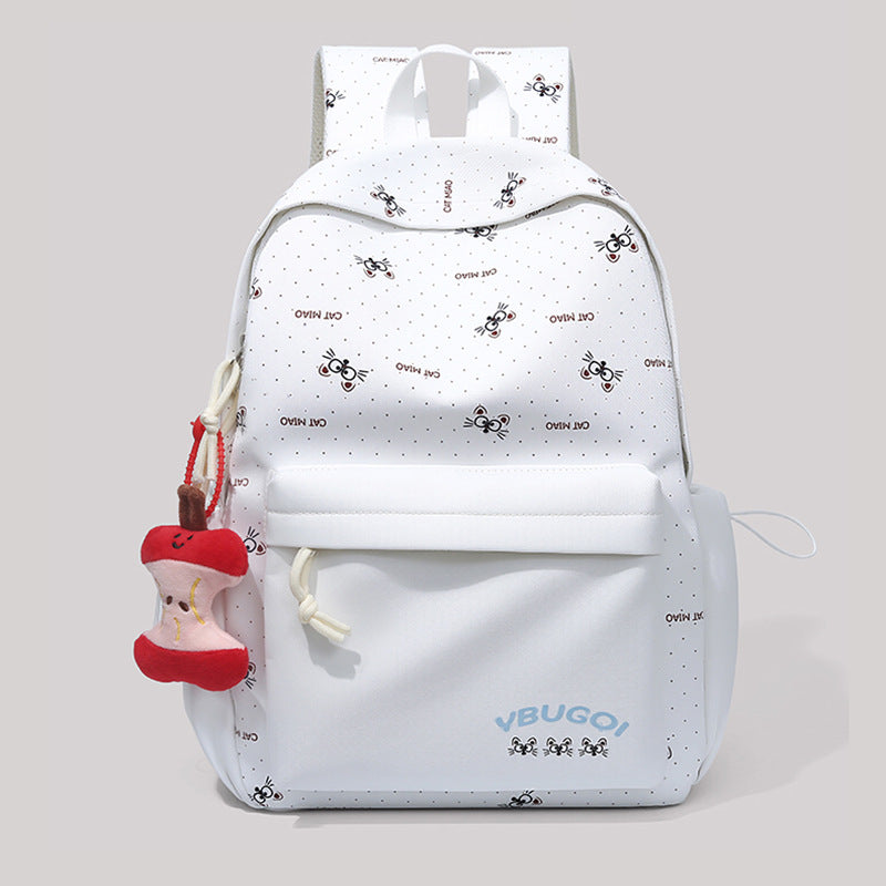 Playful Cat-Themed Backpack Bowlift