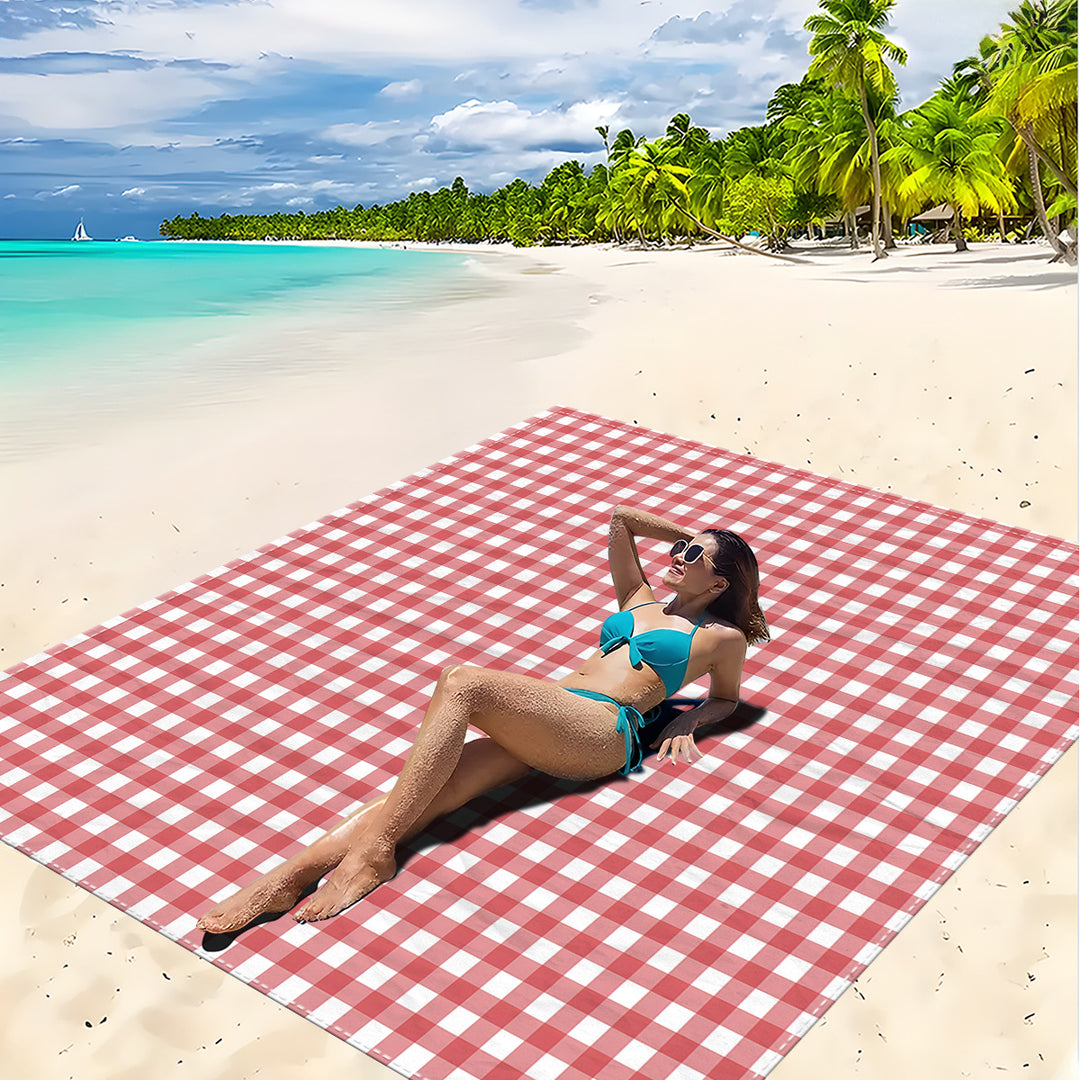 Mandala Design Beach Mat Bowlift