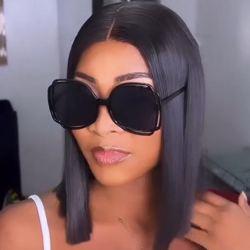 Women's oversized sunglasses in stylish retro design Bowlift