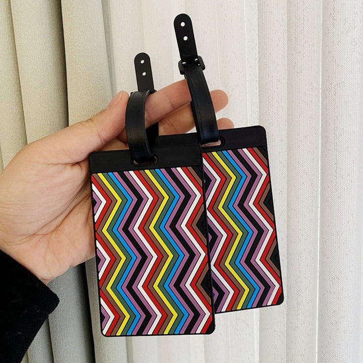 Vibrant Patterned Luggage Tag Bowlift