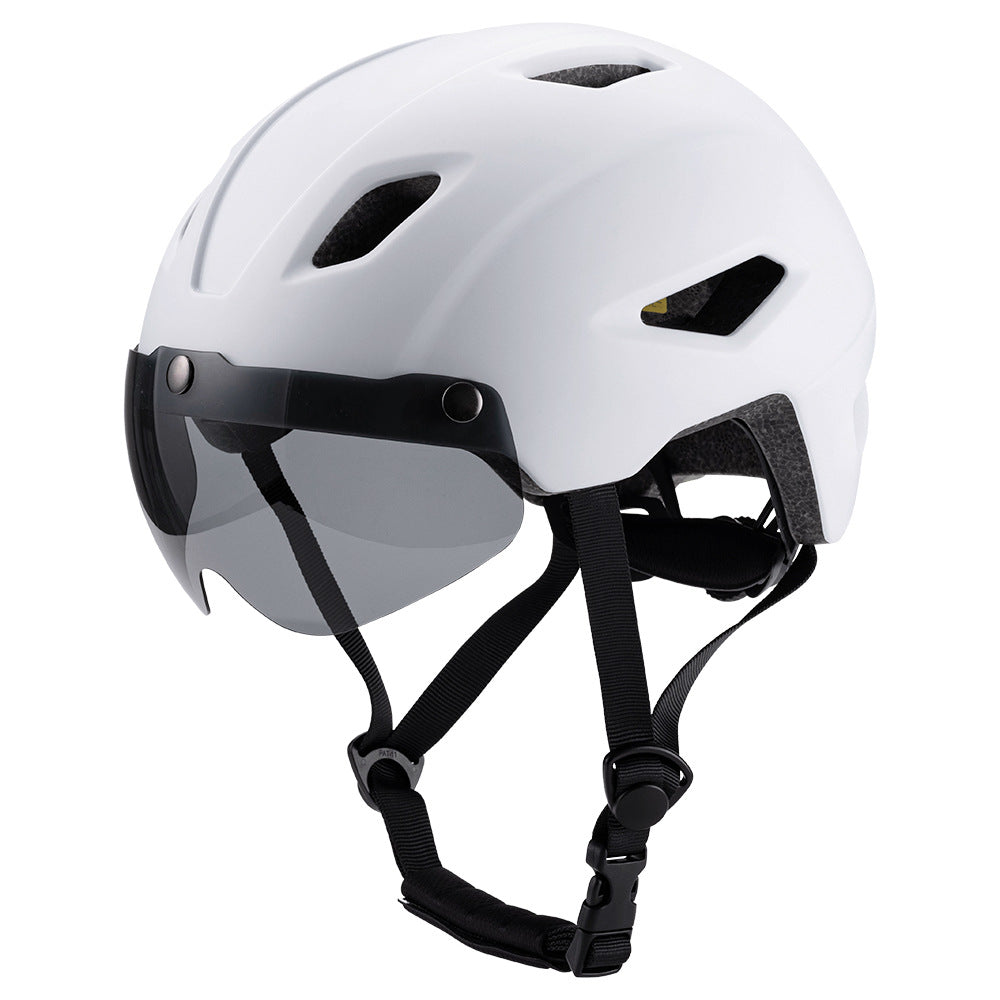 Urban Cycling Helmet with Visor Bowlift