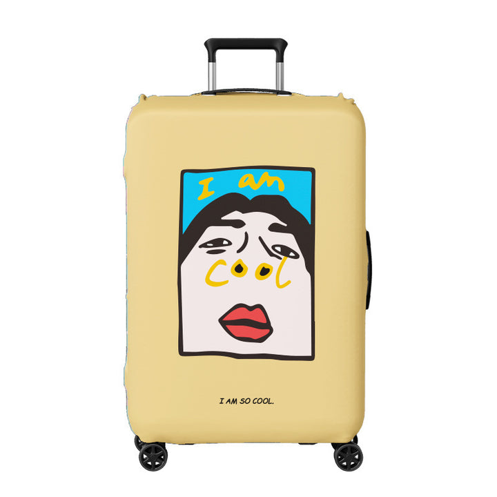 Unisex hard-shell travel suitcase with creative ice cream design Bowlift