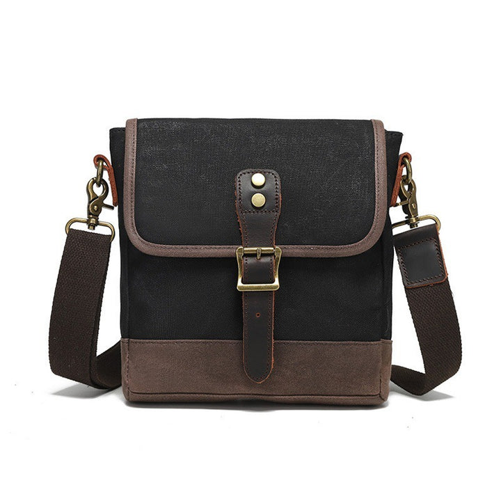 Retro Canvas Shoulder Bag Bowlift
