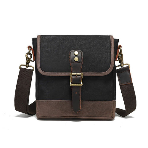 Retro Canvas Shoulder Bag Bowlift