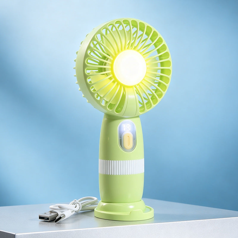 Portable USB Hand Fan with Playful Bear Design Bowlift