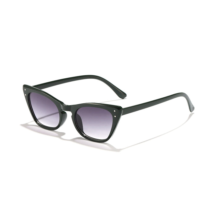Ladies Cat-Eye Sunglasses with Mirrored Lenses and Stylish Frame Bowlift