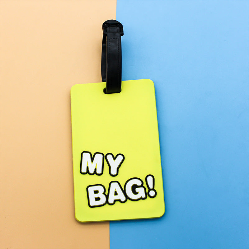 Unisex Luggage Tag with Humorous Saying Bowlift
