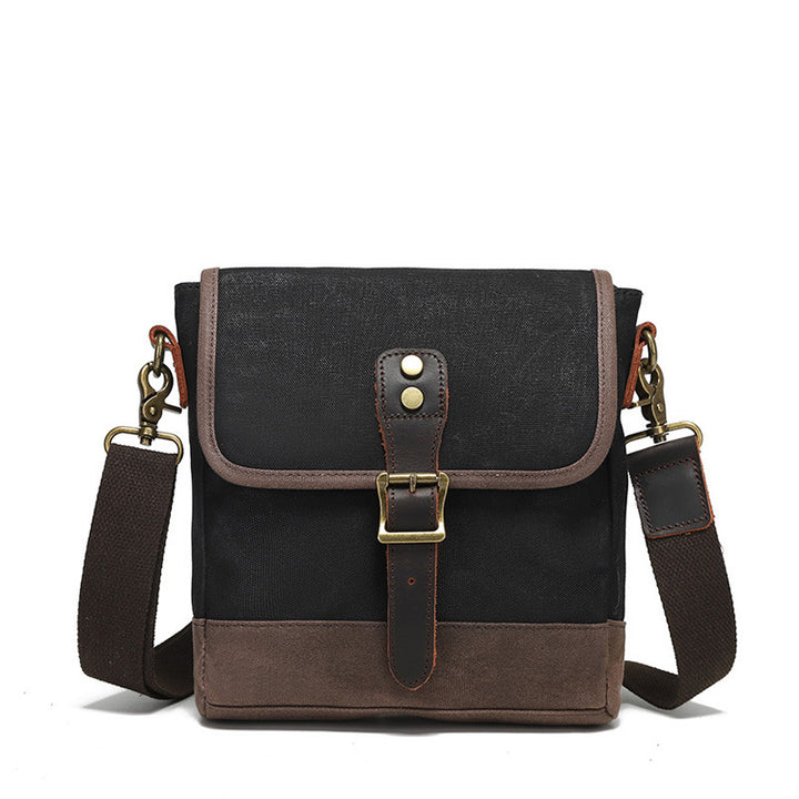 Retro Canvas Shoulder Bag Bowlift