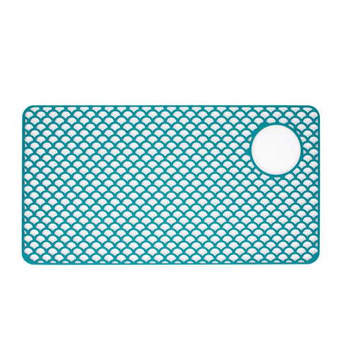 Non-Slip Multi-Textured Kitchen Drain Mat Bowlift