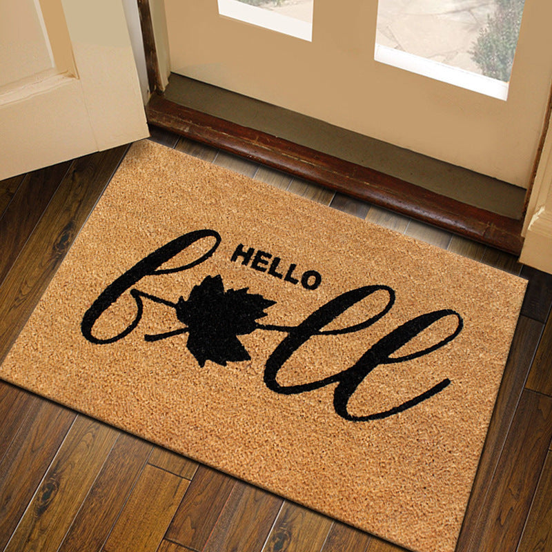 Personalized Holiday Welcome Mat Bowlift