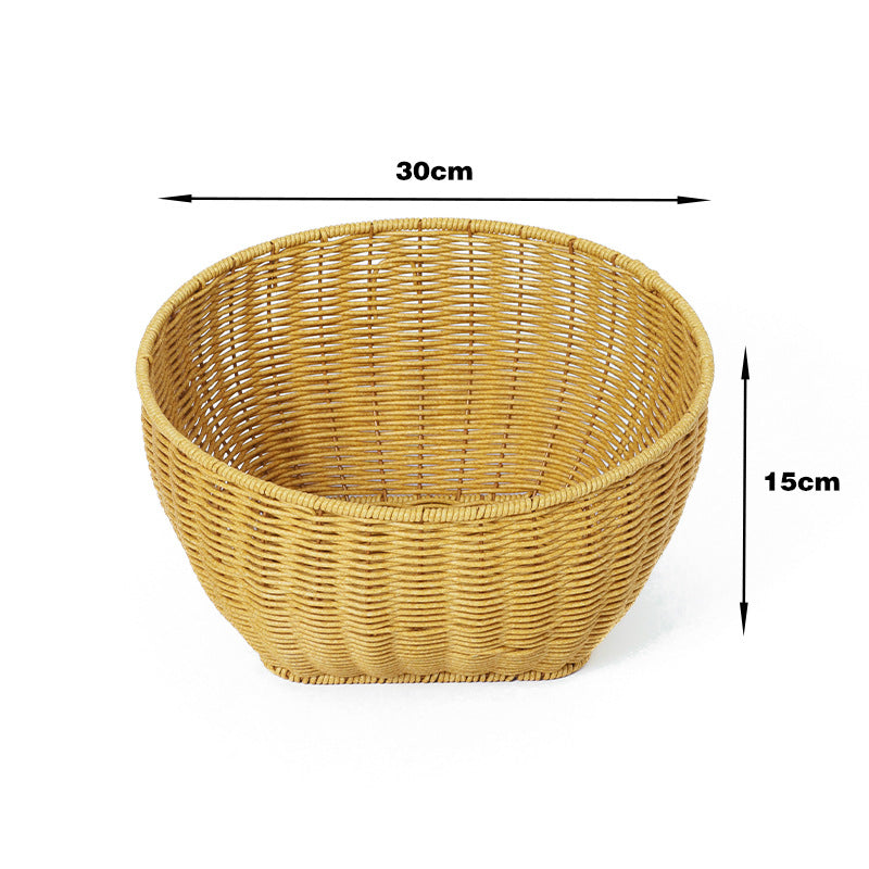 Artisan Woven Storage Basket Bowlift