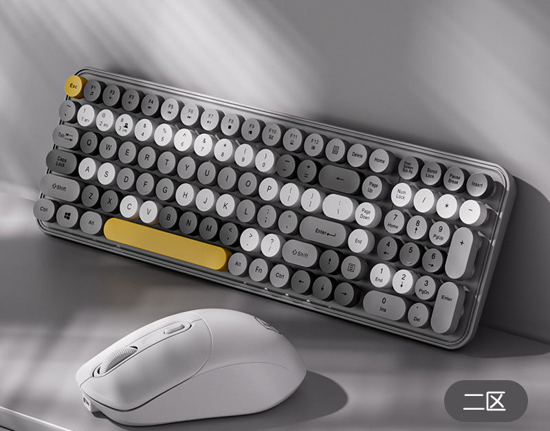 Wireless Retro Keyboard Bowlift