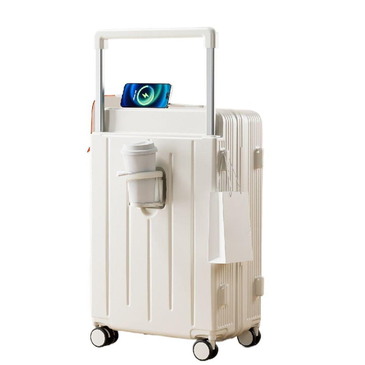 Hard-shell suitcase with integrated USB charging function Bowlift
