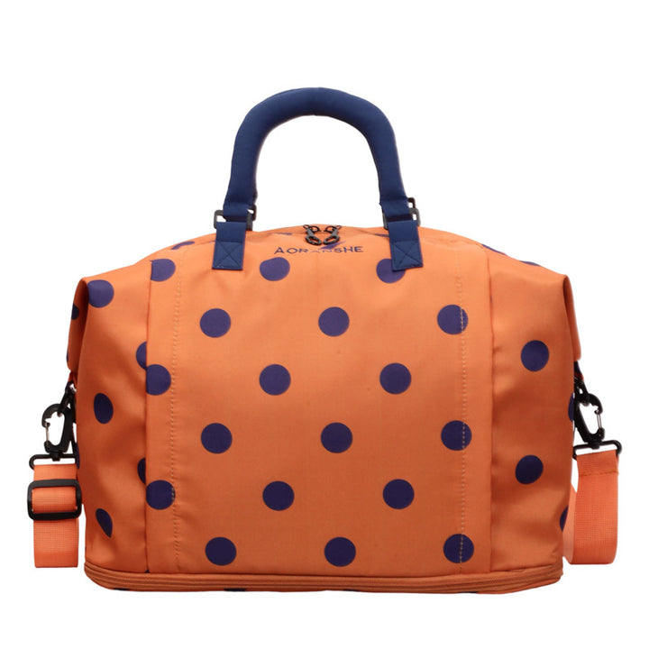 Stylish Polka Dot Travel Duffel