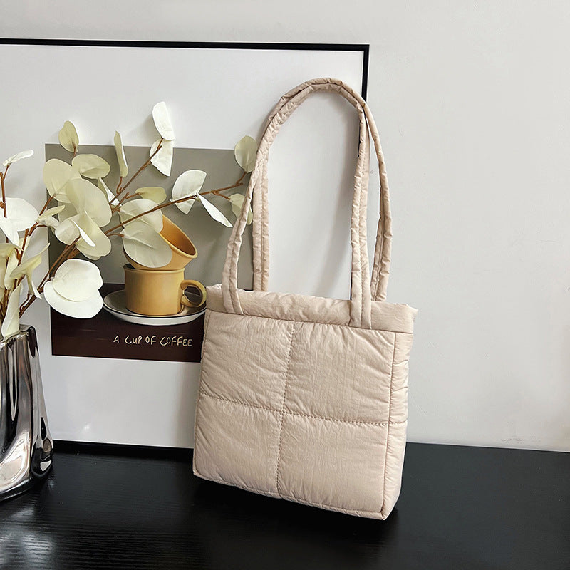 Stylish Quilted Tote Bag Bowlift