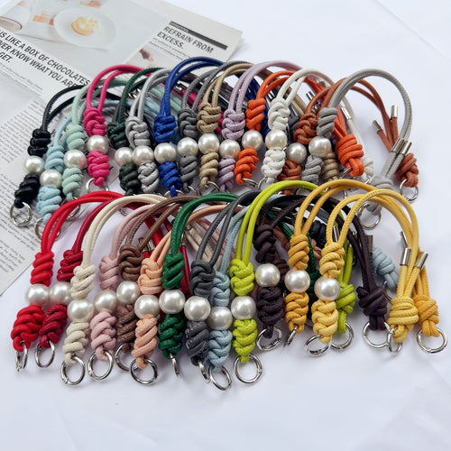 Elegant Braided Keyring Strap Bowlift