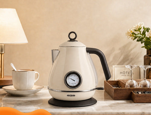 Retro Style Electric Kettle Bowlift
