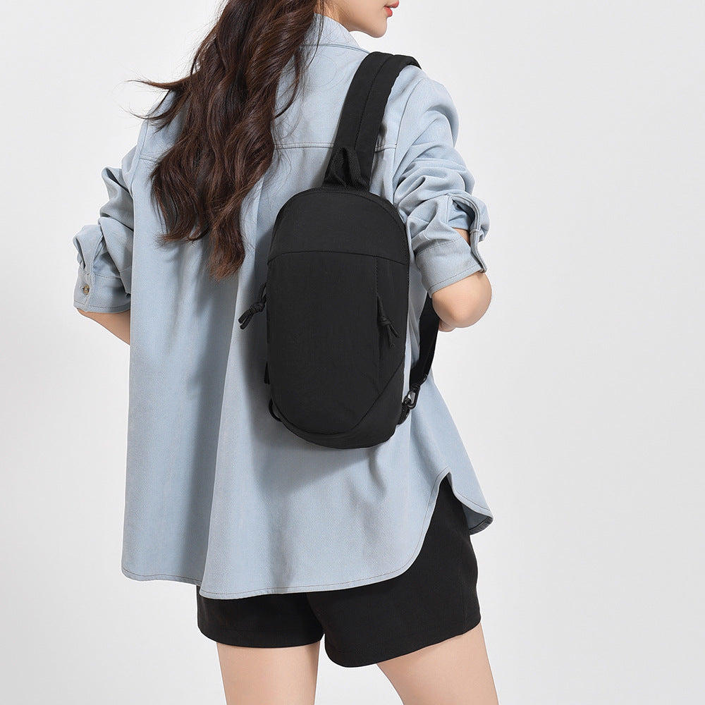 Compact Sling Backpack with Ergonomic Carrying System and Water-Resistant Material Bowlift