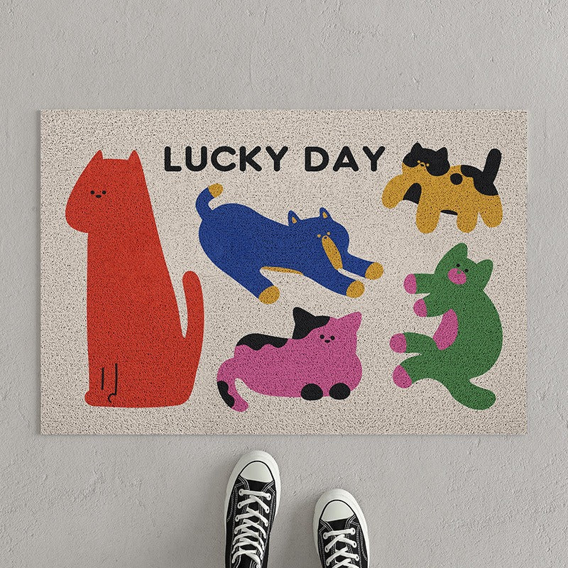 Artistic Welcome Floor Mat Bowlift