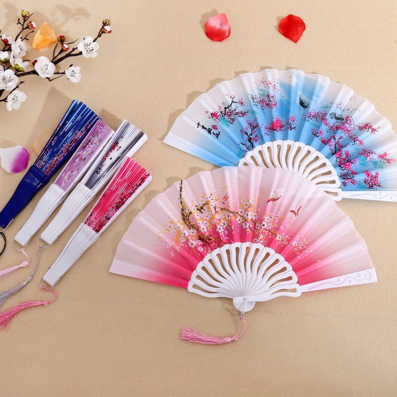 Ladies' artistically designed hand fan Bowlift