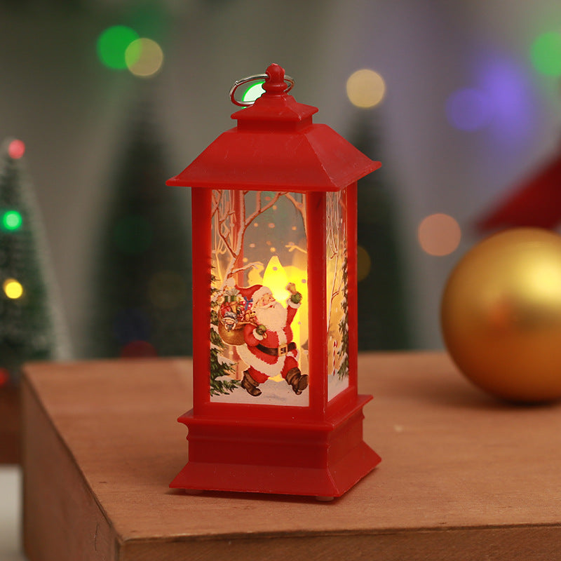 Nostalgic Christmas lantern with LED light Bowlift