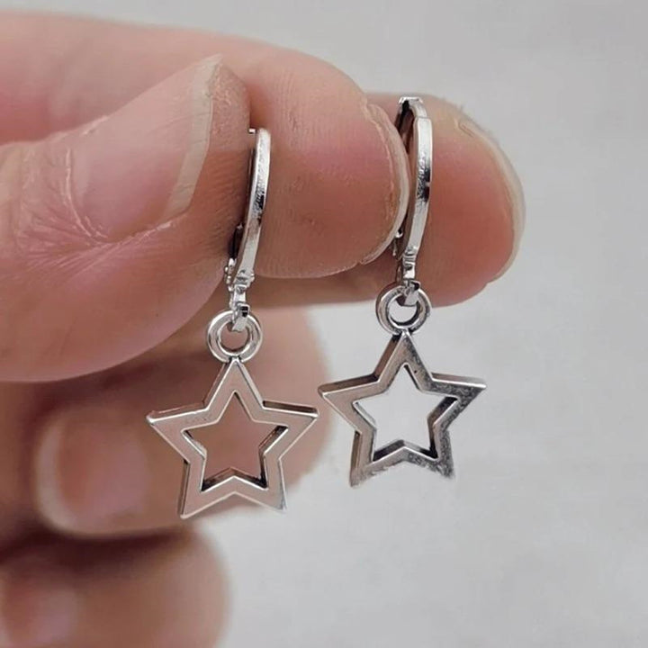 Stylish star earrings Bowlift
