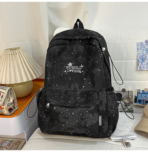Artistic Starry Design School Backpack