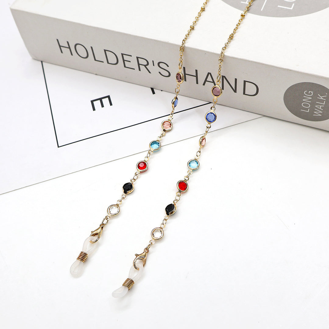 Colorful Beaded Eyewear Chain Bowlift