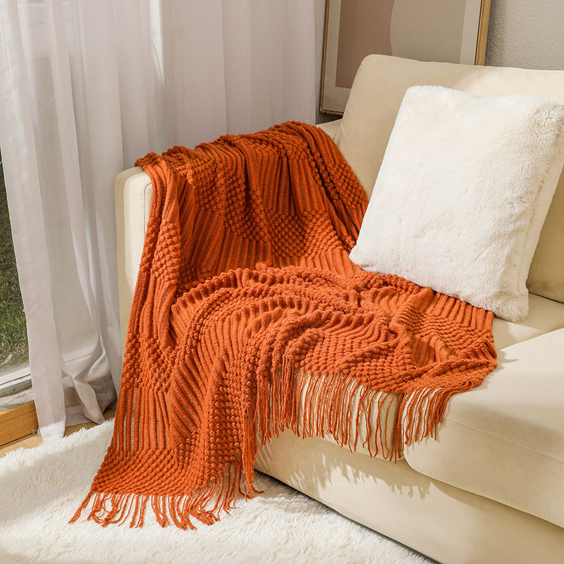 Textured Knit Scarf Bowlift