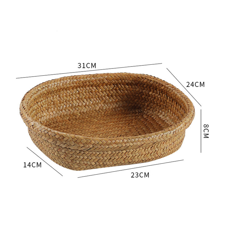 Natural Woven Serving Basket Bowlift