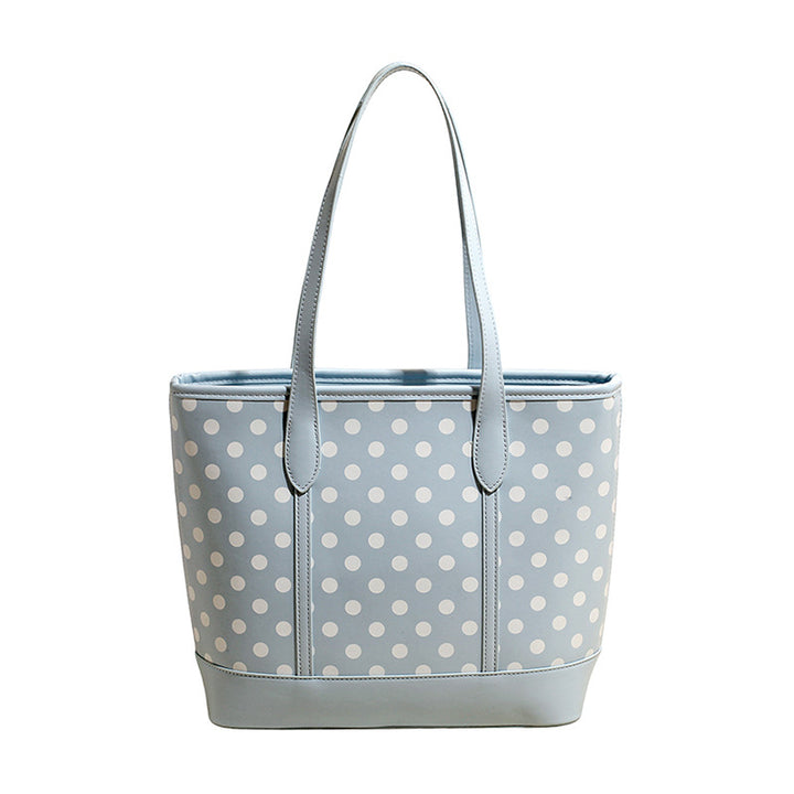 Polka Dot Print Casual Tote Bowlift