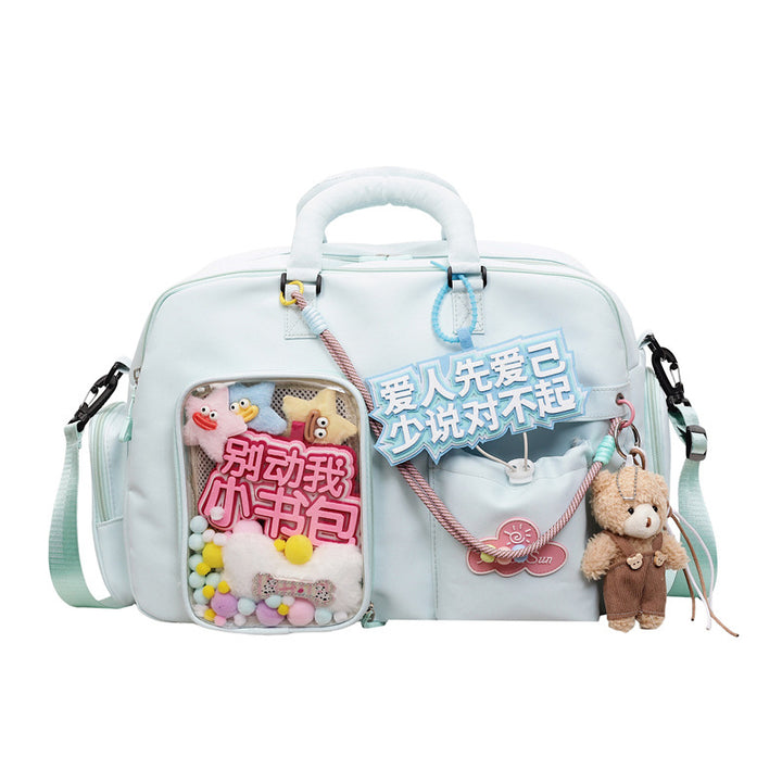 Stylish Multi-Compartment Functional Tote