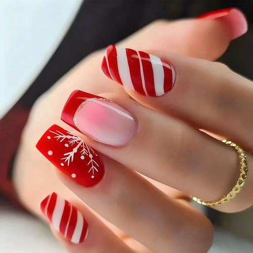 Festive Artificial Nail Creation Bowlift