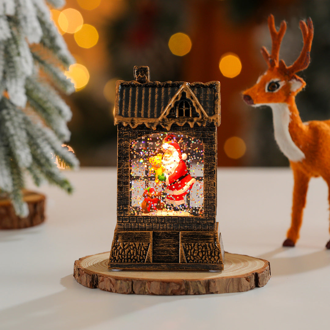 Decorative Snow Globe House Ornament Bowlift