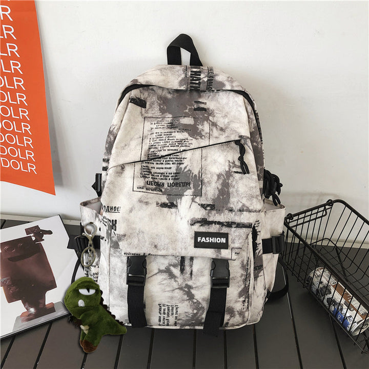 Urban Graphic Print Backpack Bowlift
