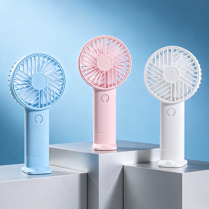 Portable Usb Hand Fan with Cute Animal Face and Multiple Speed Control Bowlift