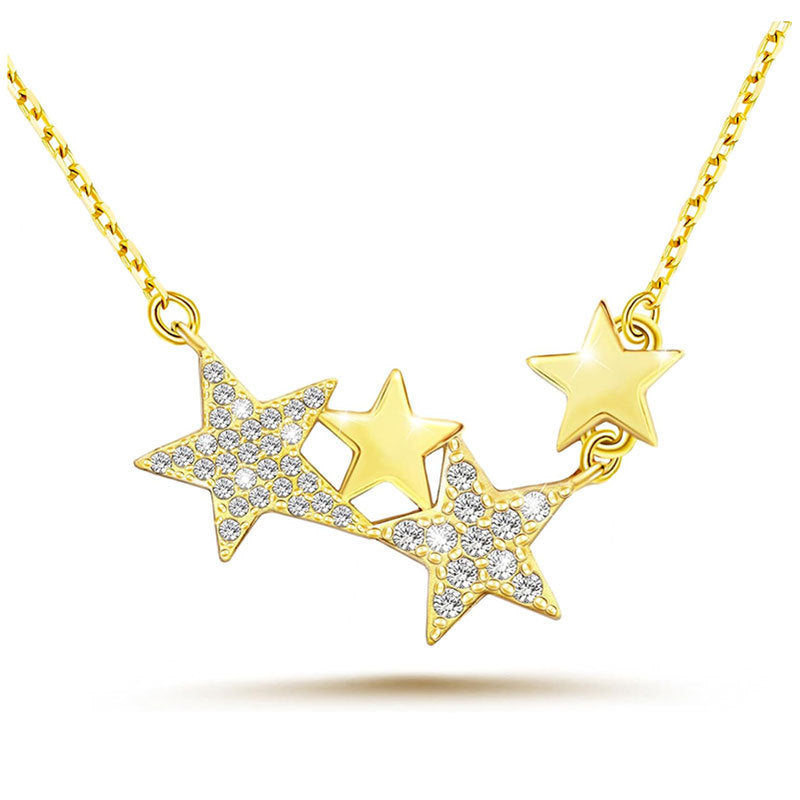 Celestial Star Cluster Necklace Bowlift